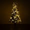 6ft. Fiber Optic Warm White LED Lights Artificial Christmas Tree